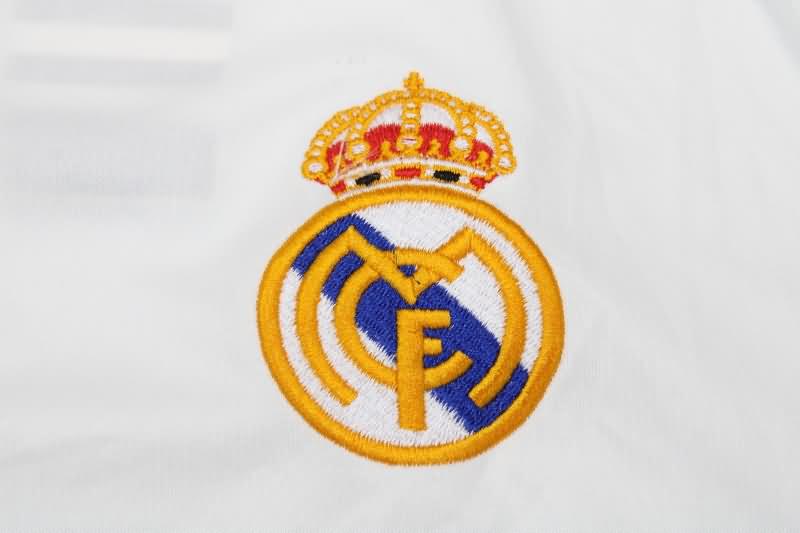 Thailand Quality(AAA) 2001/02 Real Madrid Home Retro Laliga Soccer Jersey