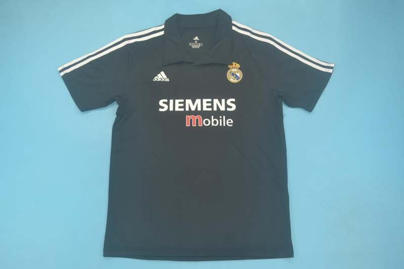 Thailand Quality(AAA) 2002/03 Real Madrid Away Retro Soccer Jersey