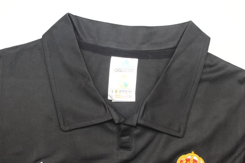 Thailand Quality(AAA) 2002/03 Real Madrid Away Long Sleeve Retro Soccer Jersey