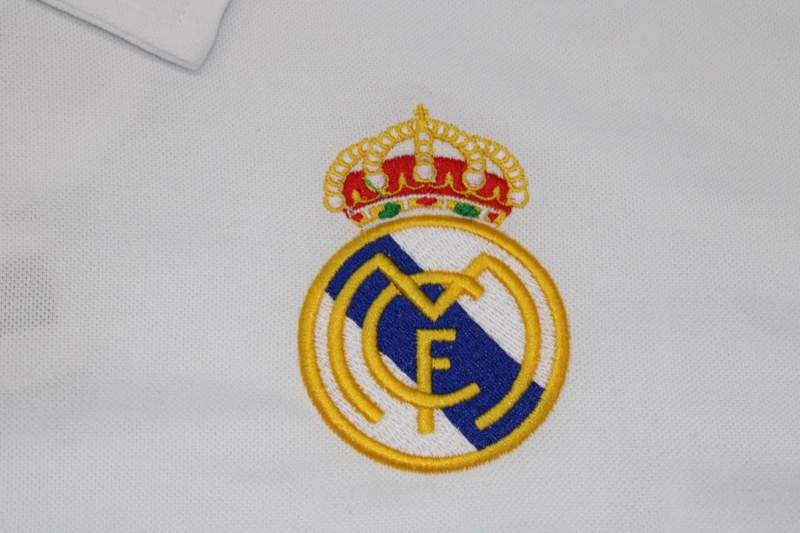 Thailand Quality(AAA) 2002/03 Real Madrid Cup Home Retro Soccer Jersey