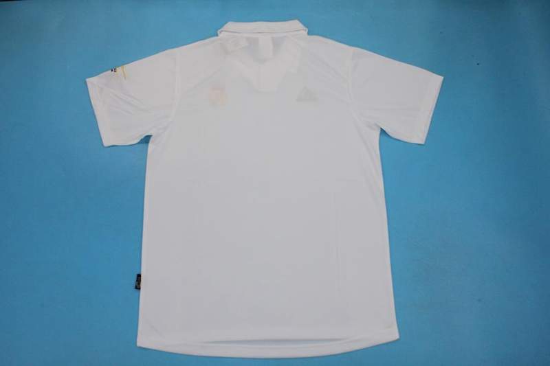 Thailand Quality(AAA) 2002/03 Real Madrid Cup Home Retro Soccer Jersey