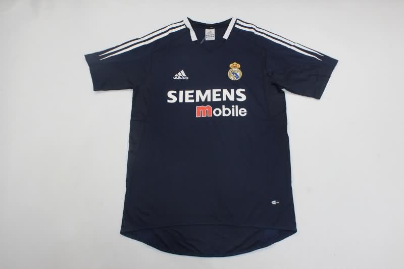 Thailand Quality(AAA) 2004/05 Real Madrid Away Retro Soccer Jersey