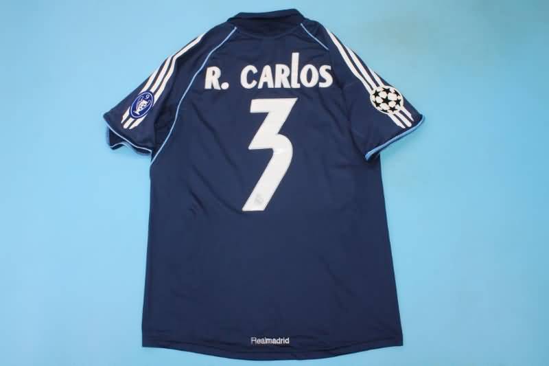 Thailand Quality(AAA) 2005/06 Real Madrid Away Retro Soccer Jersey