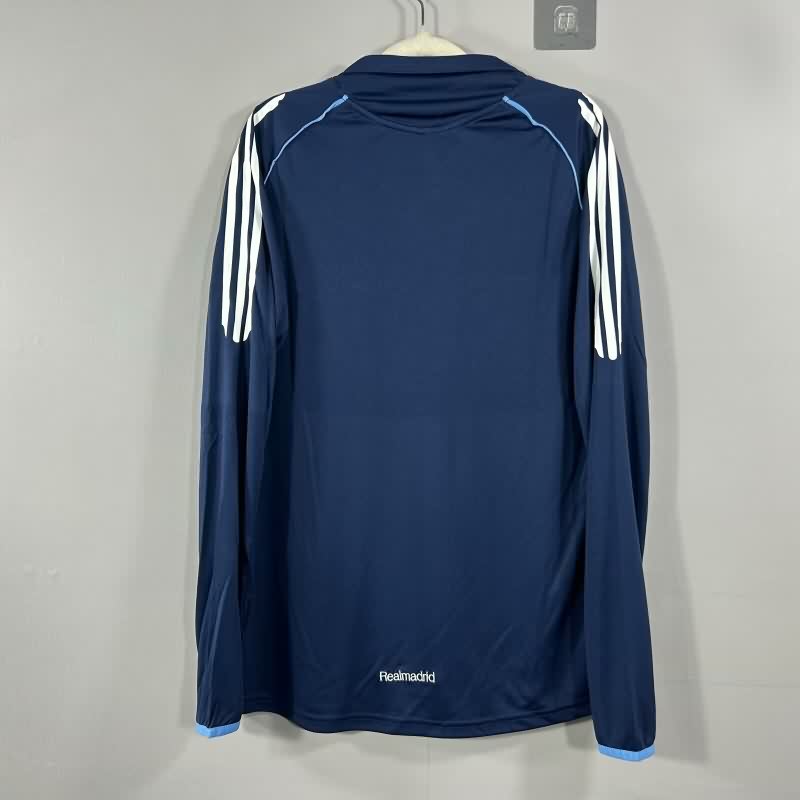 Thailand Quality(AAA) 2005/06 Real Madrid Away Long Sleeve Retro Soccer Jersey