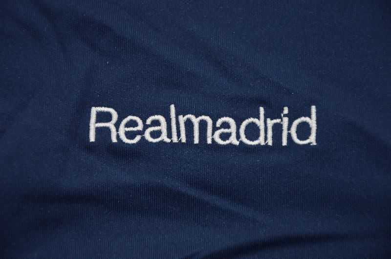 Thailand Quality(AAA) 2005/06 Real Madrid Away Long Sleeve Retro Soccer Jersey