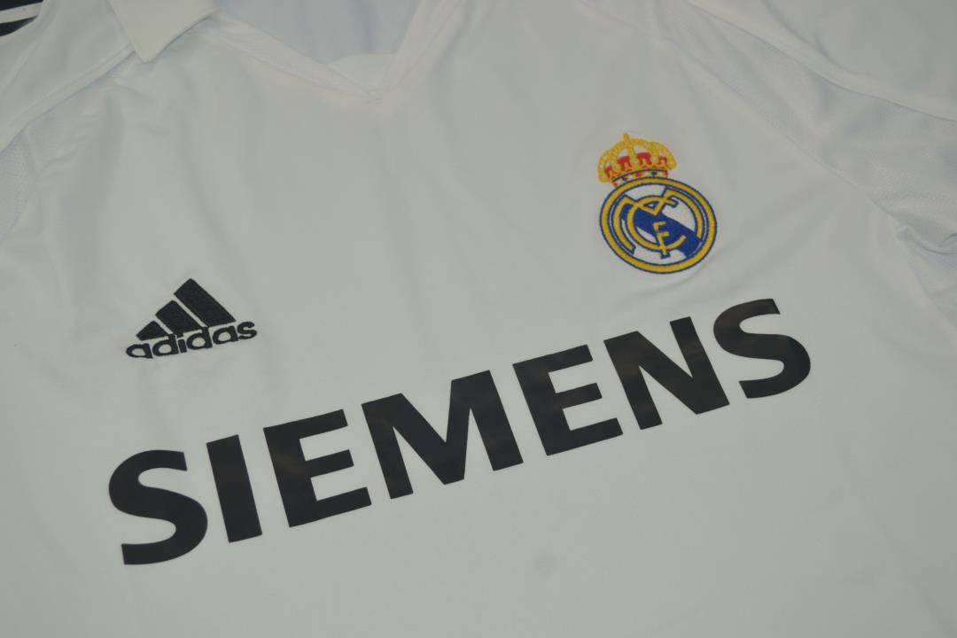 Thailand Quality(AAA) 2005/06 Real Madrid Home Retro Soccer Jersey