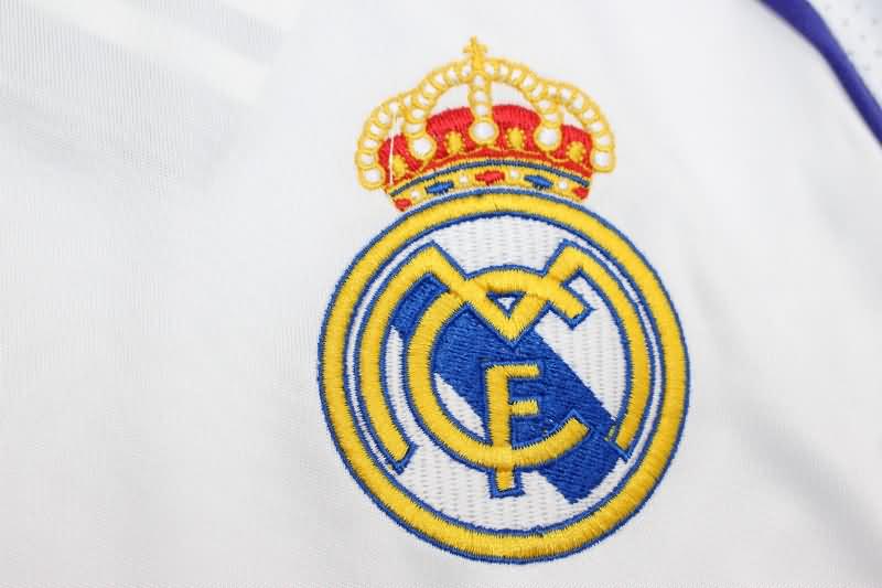 Thailand Quality(AAA) 2007/08 Real Madrid Home Retro Soccer Jersey