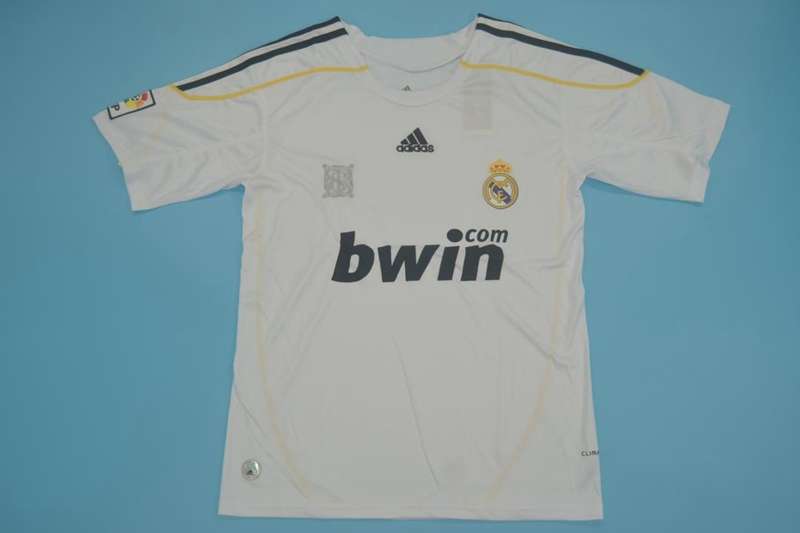 Thailand Quality(AAA) 2009/10 Real Madrid Home Retro Soccer Jersey