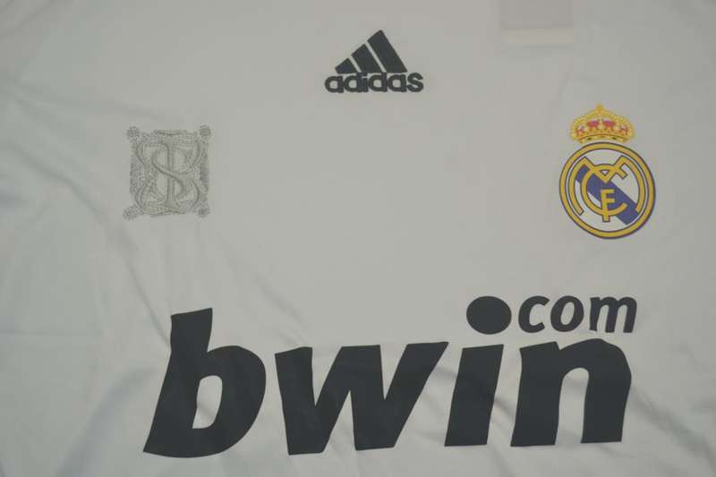 Thailand Quality(AAA) 2009/10 Real Madrid Home Retro Soccer Jersey