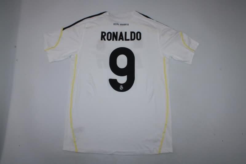 Thailand Quality(AAA) 2009/10 Real Madrid Home Retro Soccer Jersey