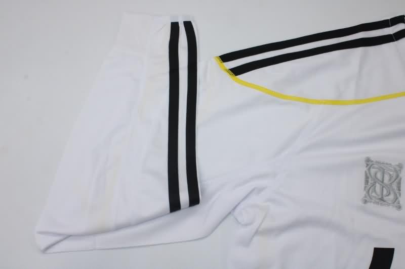 Thailand Quality(AAA) 2009/10 Real Madrid Home Long Sleeve Retro Soccer Jersey