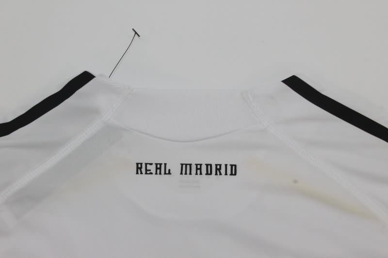 Thailand Quality(AAA) 2009/10 Real Madrid Home Long Retro Soccer Jersey (Player)