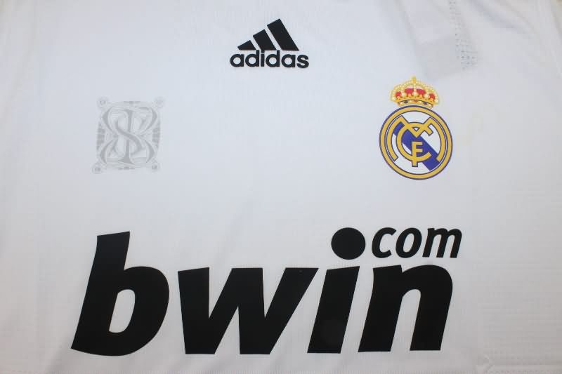 Thailand Quality(AAA) 2009/10 Real Madrid Home Retro Soccer Jersey (Player)
