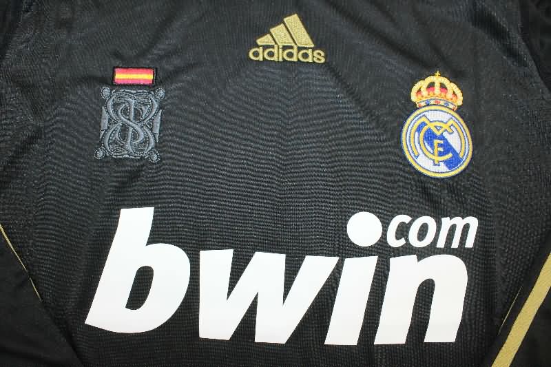 Thailand Quality(AAA) 2009/10 Real Madrid Third Retro Long Sleeve Soccer Jersey