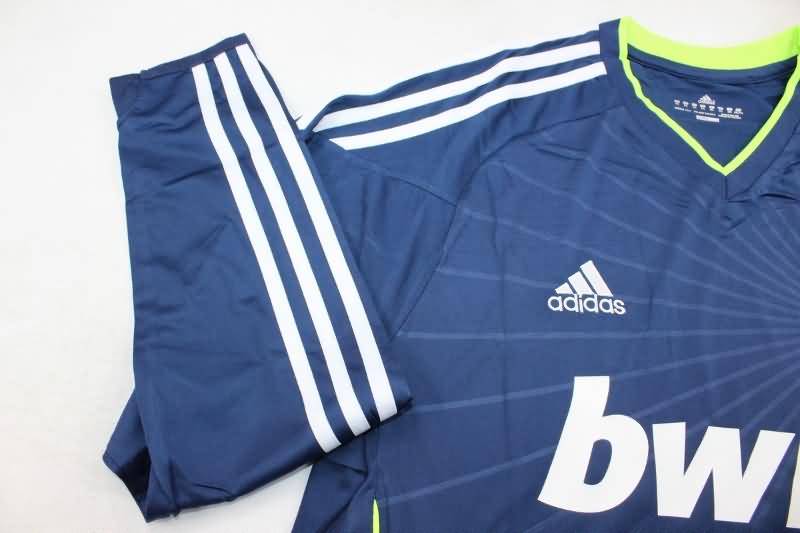 Thailand Quality(AAA) 2010/11 Real Madrid Away Long Sleeve Retro Soccer Jersey