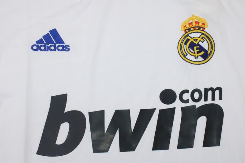 Thailand Quality(AAA) 2010/11 Real Madrid Home Retro Soccer Jersey(L/S)