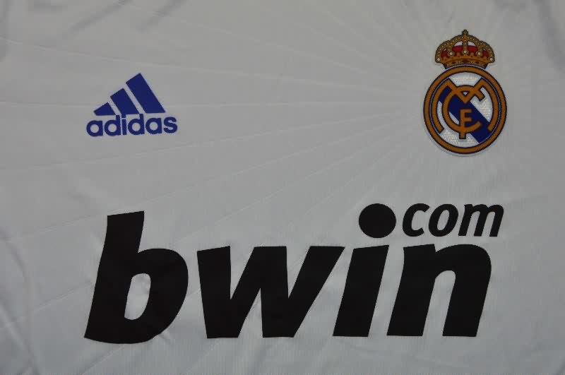 Thailand Quality(AAA) 2010/11 Real Madrid Home Long Retro Soccer Jersey (Player)