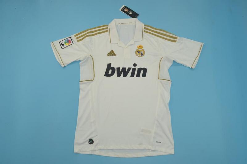 Thailand Quality(AAA) 2011/12 Real Madrid Home Retro Soccer Jersey