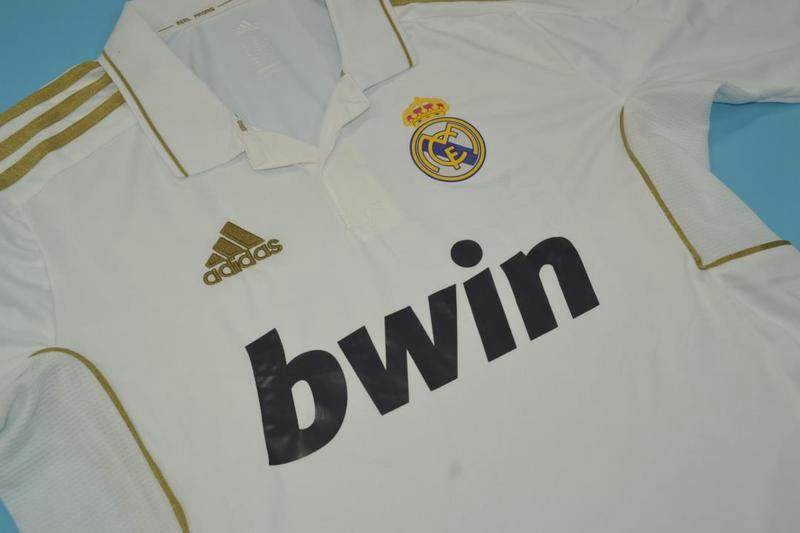 Thailand Quality(AAA) 2011/12 Real Madrid Home Retro Soccer Jersey