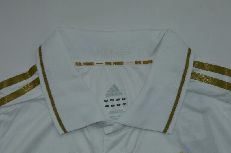 Thailand Quality(AAA) 2011/12 Real Madrid Home Retro Long Sleeve Soccer Jersey (Player)
