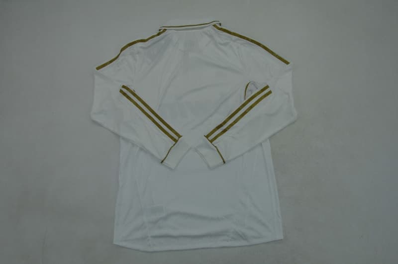 Thailand Quality(AAA) 2011/12 Real Madrid Home Retro Long Sleeve Soccer Jersey (Player)