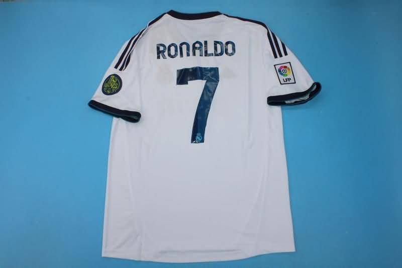 Thailand Quality(AAA) 2012/13 Real Madrid Home Retro Soccer Jersey