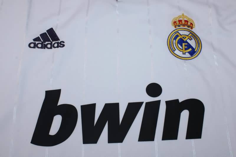 Thailand Quality(AAA) 2012/13 Real Madrid Home Long Sleeve Retro Soccer Jersey