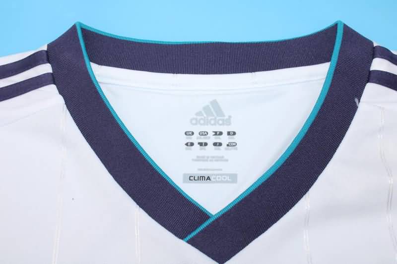 Thailand Quality(AAA) 2012/13 Real Madrid Home Long Sleeve Retro Soccer Jersey