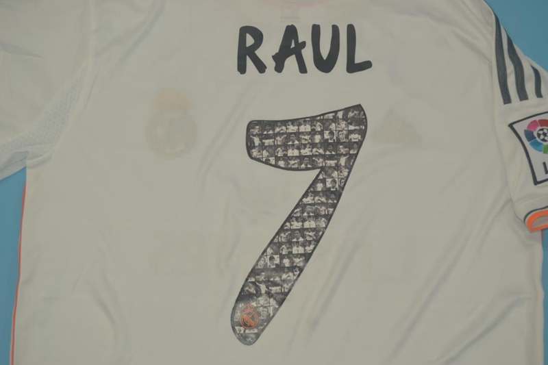 Thailand Quality(AAA) 2013/14 Real Madrid Home Retro Soccer Jersey