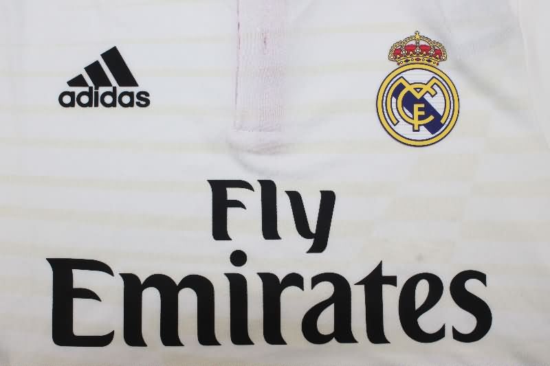 Thailand Quality(AAA) 2014/15 Real Madrid Home Long Sleeve Retro Soccer Jersey(Player)