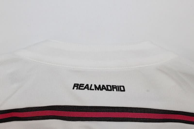 Thailand Quality(AAA) 2014/15 Real Madrid Home Long Sleeve Retro Soccer Jersey(Player)