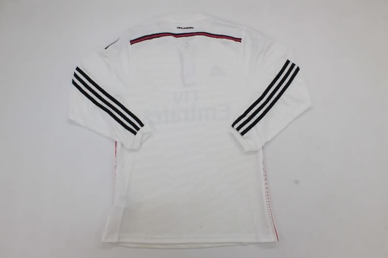 Thailand Quality(AAA) 2014/15 Real Madrid Home Long Sleeve Retro Soccer Jersey(Player)