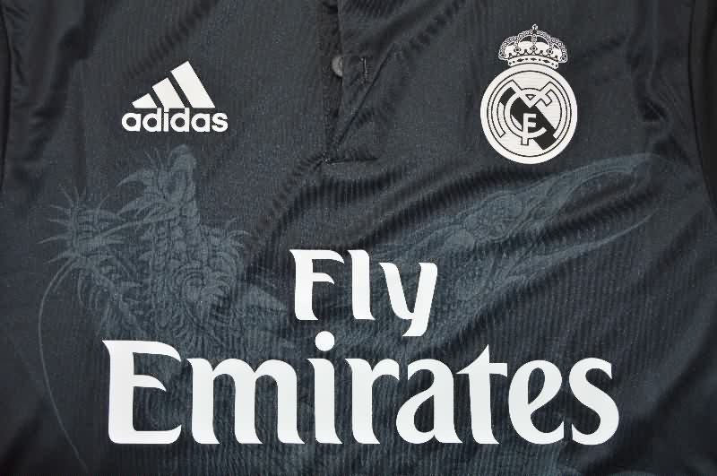 Thailand Quality(AAA) 2014/15 Real Madrid Third Long Retro Soccer Jersey (Player)
