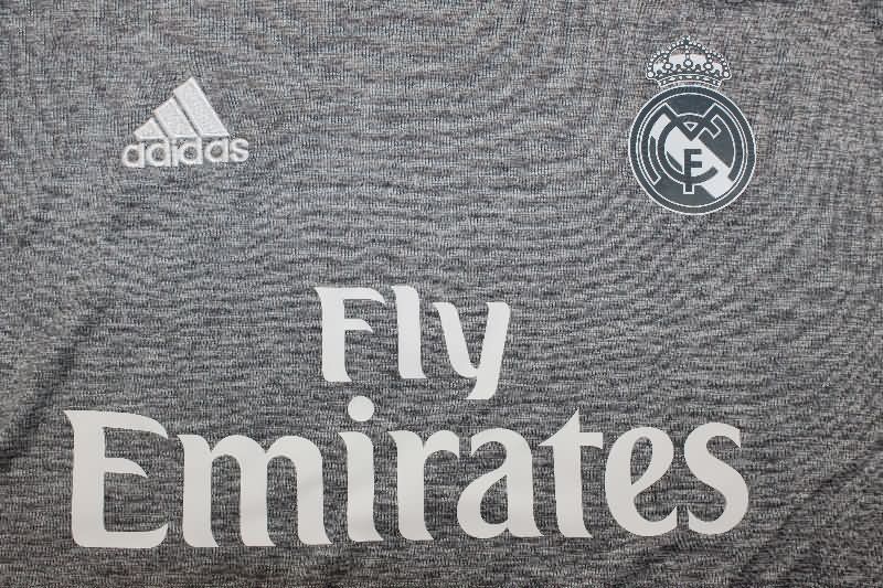 Thailand Quality(AAA) 2015/16 Real Madrid Away Long Sleeve Retro Soccer Jersey