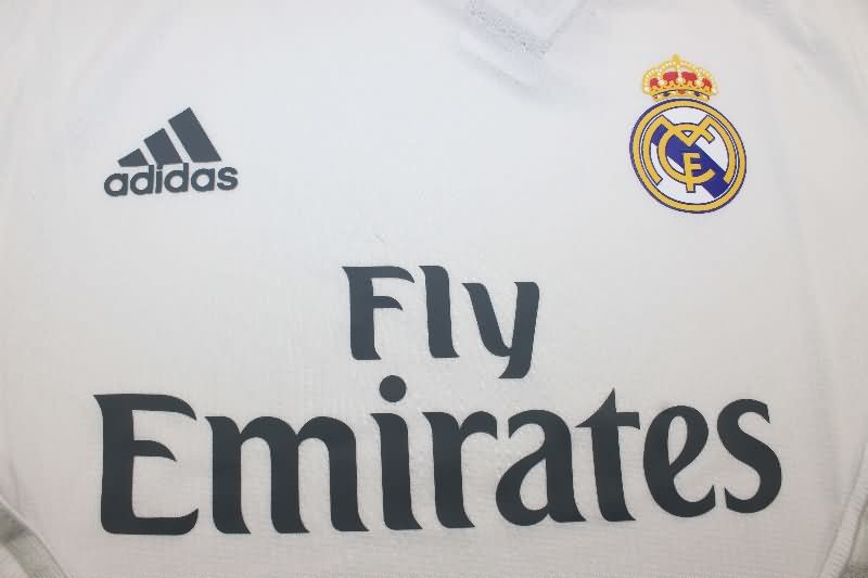 Thailand Quality(AAA) 2015/16 Real Madrid Home Long Retro Soccer Jersey (Player)
