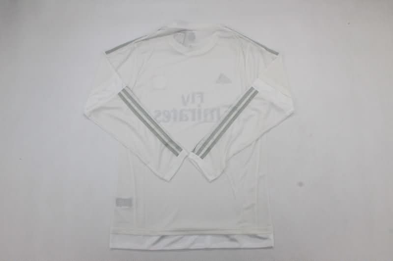 Thailand Quality(AAA) 2015/16 Real Madrid Home Long Retro Soccer Jersey (Player)