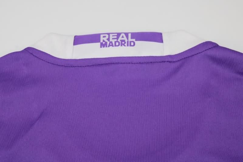 Thailand Quality(AAA) 2016/17 Real Madrid Away Retro Jersey(L/S)