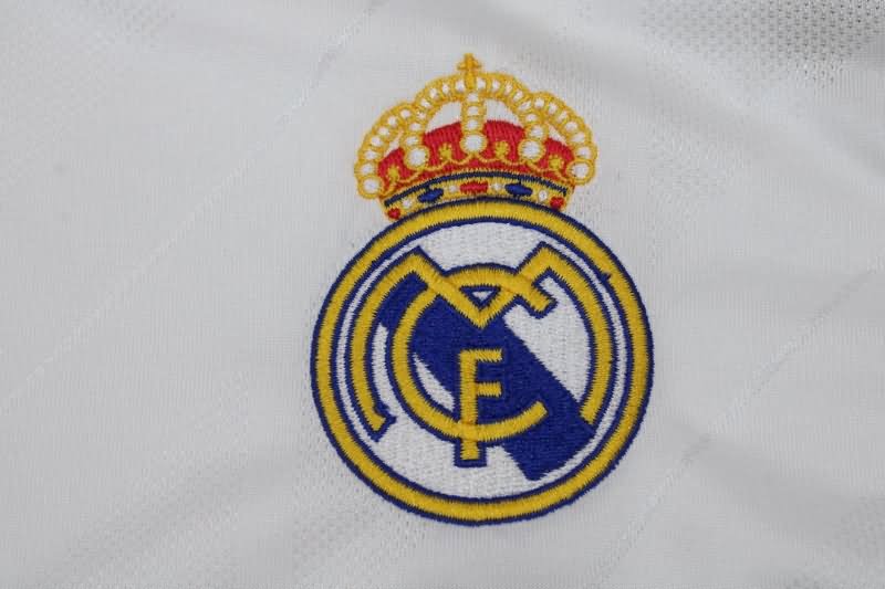 Thailand Quality(AAA) 2017/18 Real Madrid Home Long Sleeve Retro Soccer Jersey