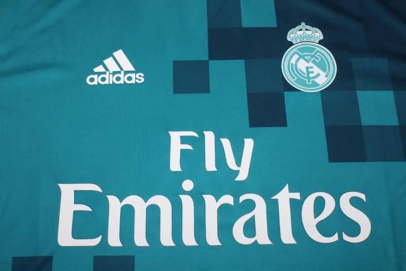 Thailand Quality(AAA) 2017/18 Real Madrid Third Retro Soccer Jersey(Player)