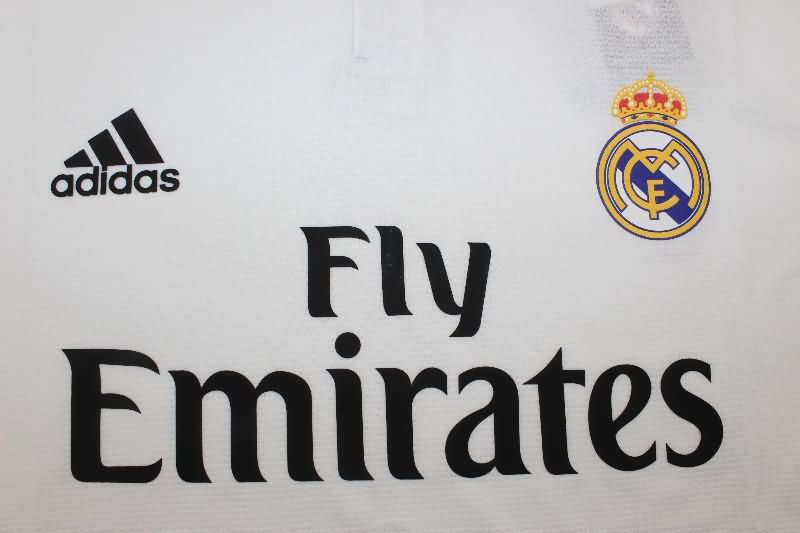 Thailand Quality(AAA) 2018/19 Real Madrid Home Retro Soccer Jersey (Player)