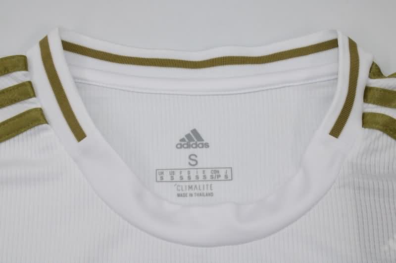 Thailand Quality(AAA) 2019/20 Real Madrid Home Long Sleeve Retro Soccer Jersey