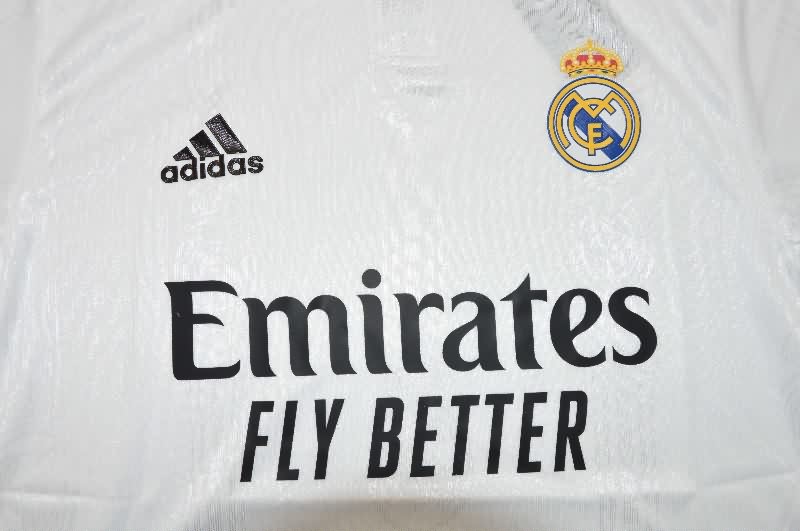 Thailand Quality(AAA) 22/23 Real Madrid Home Soccer Jersey (Player)