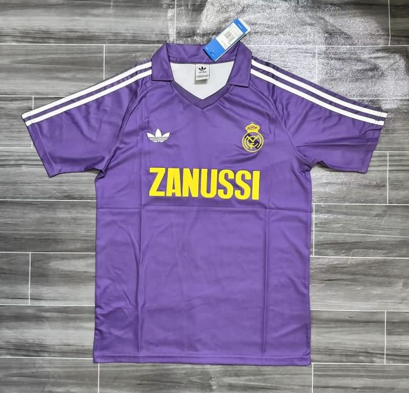 Thailand Quality(AAA) 1984/85 Real Madrid Away Retro Soccer Jersey