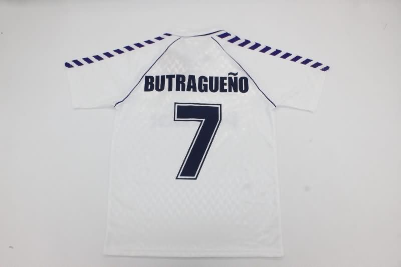 Thailand Quality(AAA) 1986/88 Real Madrid Home Retro Soccer Jersey