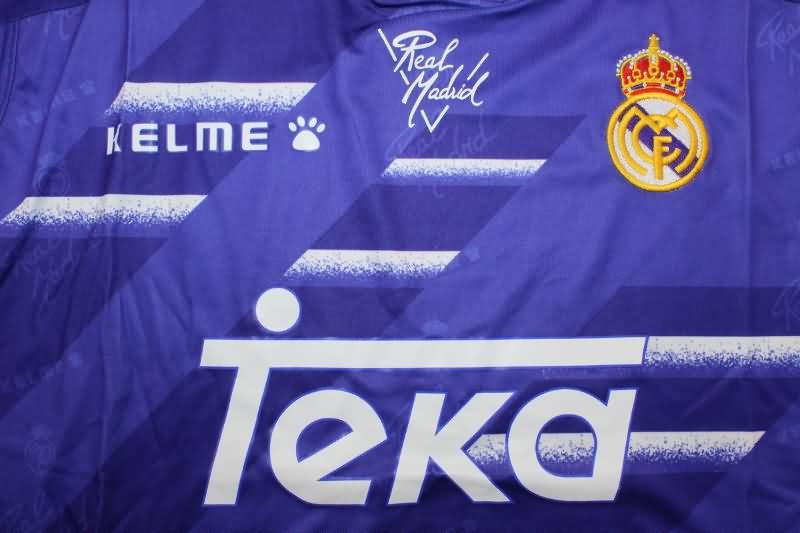 Thailand Quality(AAA) 1994/96 Real Madrid Away Retro Soccer Jersey