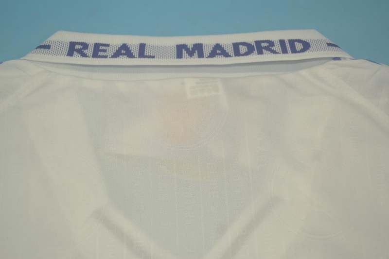 Thailand Quality(AAA) 1996/97 Real Madrid Home Retro Soccer Jersey