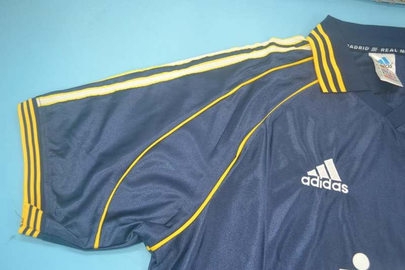 Thailand Quality(AAA) 1998/99 Real Madrid Away Retro Soccer Jersey
