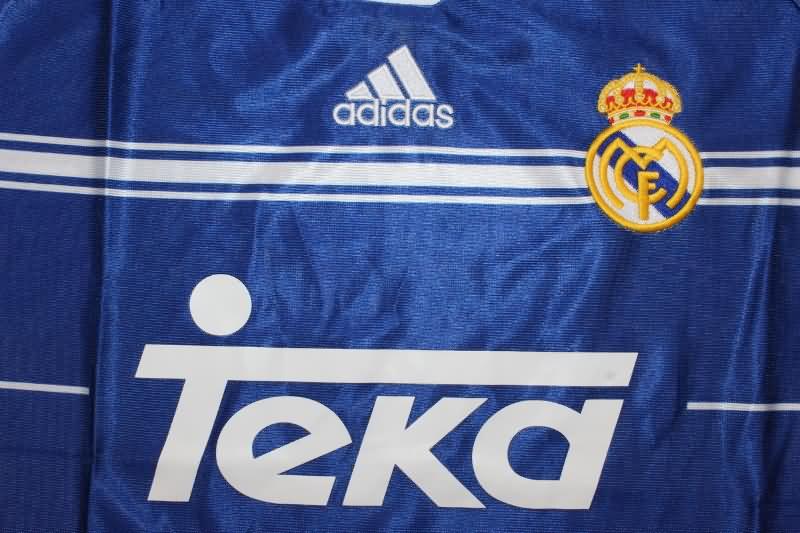 Thailand Quality(AAA) 1998/99 Real Madrid Third Long Sleeve Retro Soccer Jersey