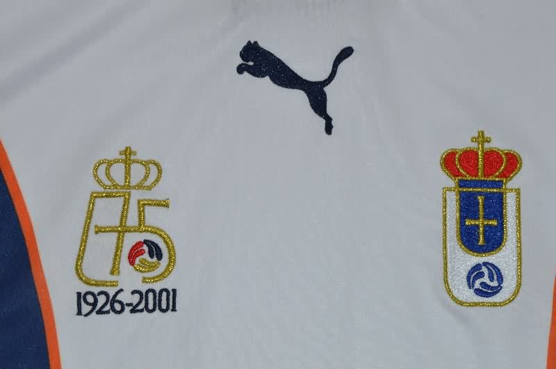 Thailand Quality(AAA) 2000/01 Real Oviedo Away Retro Soccer Jersey