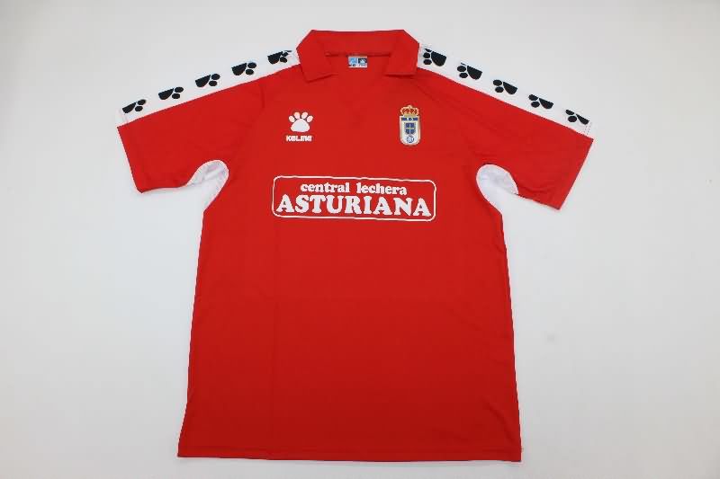 Thailand Quality(AAA) 1990/91 Real Oviedo Away Retro Soccer Jersey
